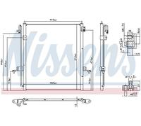 New Condenser, air conditioning for MITSUBISHI:L200,HUNTER,STRADA,TRITON