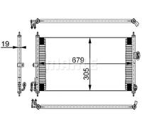 New Condenser, air conditioning for NISSAN:SUNNY II,ALMERA II,SENTRA II