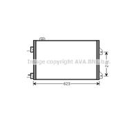 PRASCO RTA5347 Air conditioning condenser
