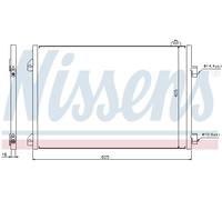 NISSENS 94668 Air conditioning condenser
