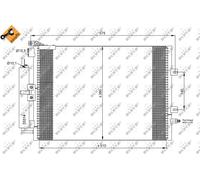 NRF 35897 Air conditioning condenser