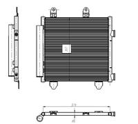New Condenser, air conditioning for TOYOTA:AYGO 88450YV010