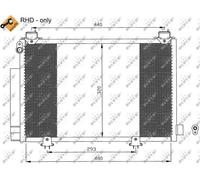 New Condenser, air conditioning for TOYOTA:ECHO,YARIS,YARIS I,VITZ/ECHO