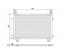VALEO 814449 Air conditioning condenser