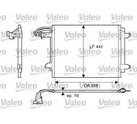 CONDENSER AIR CONDITIONING 817806 FOR VW CADDY/III/Box/Body/MPV TOURAN 2.0L 4cyl