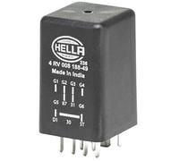 HELLA 4RV 008 188-491 Control Unit, glow plug system - 12V - 9-pin connector - after-glow capable - Number of Cylinders: 4