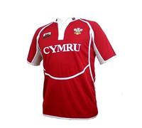 New Cooldry Junior Wales Rugby Shirt [red] 3-4year/XSB