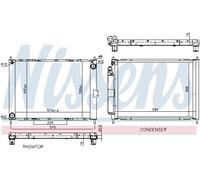 NISSENS 68757 Cooler Module for NISSAN