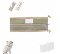 New Cooling Collar for Dogs with Ice Pack,Cooling Bandana for pets,Adjustable Breathable Dog COoling Collar Neck CoOler with Ice Packs,Waterproof Fabric,for Dogs to Cool Down Going Out (Green, M)