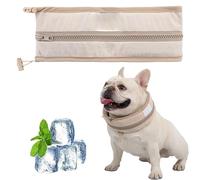 New Cooling Collar for Dogs with Ice Pack, Petzymart Cool Loop, Petzymart Coolloop, Pet Adjustable Ice Chill Scarf, Lightweight and Comfortable for Dog to Cool Down Going Out (Large)