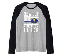 New Cop on the Block Police Raglan Baseball Tee