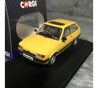 Corgi VA14404 Ford Fiesta Mk2 1.1L, Citrine Yellow Vanguards Die Cast Metal Collectible