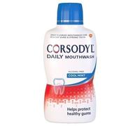 New Corsodyl Cool Daily Cool Mint Alcohol-Free Mouthwash 500ml x 3 - Dual Action