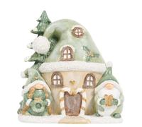 New Cosy Cottage House Scene Ornament, Create A Serene & Whimsical Feel, Perfect for Bringing A Cosy Atmosphere to Your Christmas Decorations, Enchanting Addition to Any Holiday.