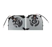 New CPU and GPU Cooling Fan Replacement for Rainbow Will Star X15 at XS RTX3050 Series FPP6 DFS5K22305283Q FPP7 DFS5L32G16486P 5V 0.5A Fan