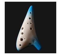 New Crack Gradient Beginner Student Ocarina 12 Holes Alto C Tone Ceramic Ocarina Musical Instrument With Lanyard ocarina instrument (1)