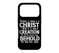 New Creation Christian Faith Quote Uplifting Message Case for iPhone 17 Pro