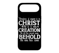 New Creation Christian Faith Quote Uplifting Message Case for iPhone Air