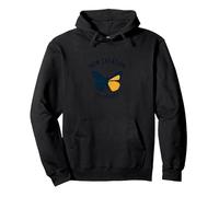 New Creation in Christ Baptism Butterfly Transformation Pullover Hoodie, Adult Unisex, Black, S