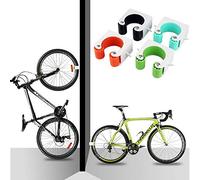 New Creative Parking Rack Bicycle Parking Buckle Mountain Bike Simple Family Wall Hook Dead Fly Riding Equipment (Orange)
