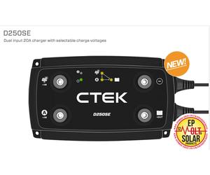 NEW CTEK D250S E Dual Input Battery Charger Split Charge Solar Alternator