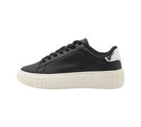 Black Leather Women's Sneaker- female- Tommy Hilfiger- Sneakers- Black- 6 UK- Shoes 6 UK