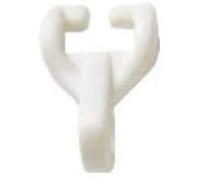 New Curtain Rail Gliders To Fit Swish Twinglide Nylonglide Track White 100 Gliders