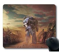 NEW Custom Fascinating Mouse Pad with Warhammer Alpha Legion Game Figure Non-Slip Neoprene Rubber Standard Size 9 Inch(220mm) X 7 Inch(180mm) X 1/8 Inch(3mm) Desktop Mousepad Laptop Mousepads Comfortable Computer Mouse Mat