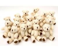 NEW Cute And Cuddly Little Teddy Bear X 10 - Gift Present Birthday Xmas For 3 years +