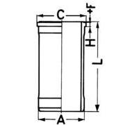 New Cylinder Sleeve 3055020R1 3139592R3 3139592R4 3144451R1
