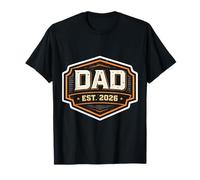 New Dad Est 2026 Father Newborn Baby Son Daughter Vintage T-Shirt