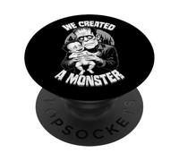 New Dad First Halloween Frankenstein Monster Baby Father PopSockets Adhesive PopGrip