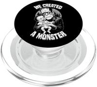 New Dad First Halloween Frankenstein Monster Baby Father PopSockets PopGrip for MagSafe