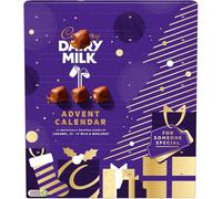 New Dairy Milk Chocolate Chunks Advent Calendar 258g - Festive Christmas Countdown Calendar with Creamy Milk Chocolate - Family Treat & Gift for Kids & Adults