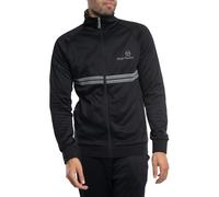 Sergio Tacchini Men's New Dallas Track Jacket, Black/Quiet Shade, XL