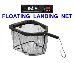 NEW DAM DELUXE FLOATING RUBBER MESH LANDING NET GAME TROUT CANOE KAYAK FISHING