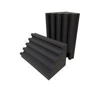 New Darker Grey Advanced Acoustics Wave Bass Trap 2ft Acoustic Studio Foam - Pack Of 2