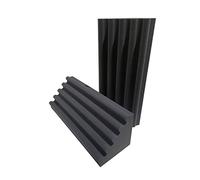 New Darker Grey Advanced Acoustics Wave Bass Trap 3ft Acoustic Studio Foam - Pack Of 2