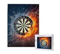 New Dart Board,500 Pieces Wooden Jigsaw Family Game Jigsaw Puzzles for Adults Teens