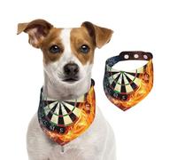 New Dart Board,Pet Bib Scarf Cats Dog Bandana Dogs Towel Bib Adjustable Pet Scarf,S