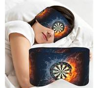 New Dart Board, Sleep Mask for Home Travel, Full Eye Covers Light Blocking Eye Mask Sleep Eye and Ear Muffs