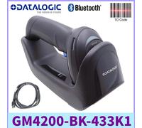 New Datalogic GM4200-BK-433K1 1D Wireless Barcode Scanner USB Kit With Cradle
