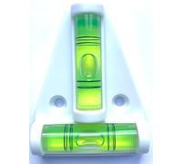 New Day Solutions Caravan Trailer Motor Home T Type Spirit Level -White