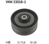 New Deflection/Guide Pulley, V-ribbed belt