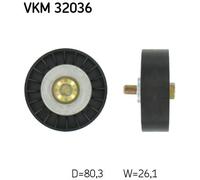 New Deflection/Guide Pulley, V-ribbed belt for FIAT LANCIA:COUPE,MAREA,LYBRA