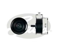 New Deflection/Guide Pulley, V-ribbed belt for HYUNDAI KIA:i30,ix35,i30 I