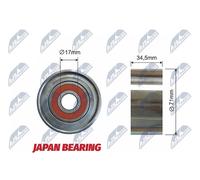 V-belt pulley Metal RNK-MZ-012 NTY for MAZDA 6 Hatchback 6 Estate CX-7 6 Saloon
