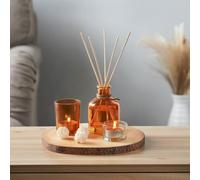 New Delightful Aromas Diffuser Set With Tealight 100ml Scent Lasts Up To 10 Weeks, Up To 3.5 Hours Burning Time Home Decor -A12