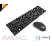 NEW Dell KM5221W Black BELGIUM Pro Wireless Keyboard & Mouse Combo