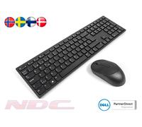 DELL KM5221W keyboard RF Wireless QWERTY Nordic Black